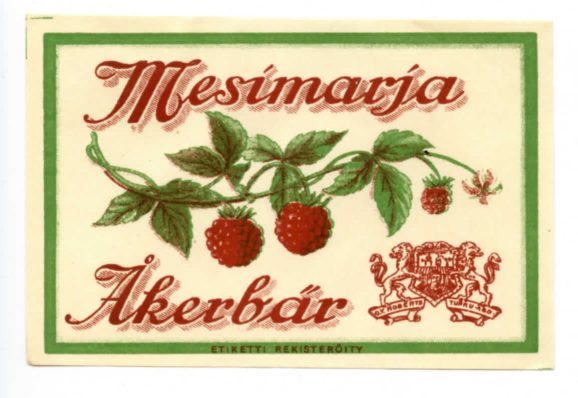 Vintage Roberts Mesimarja label