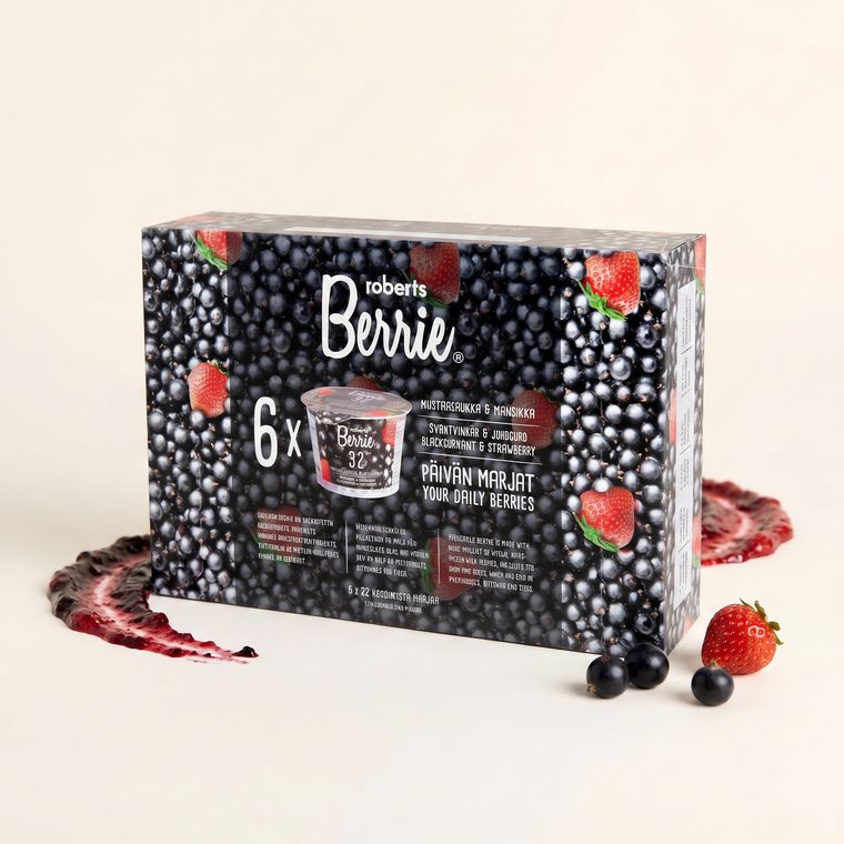 Black Currant and Strawberry pack